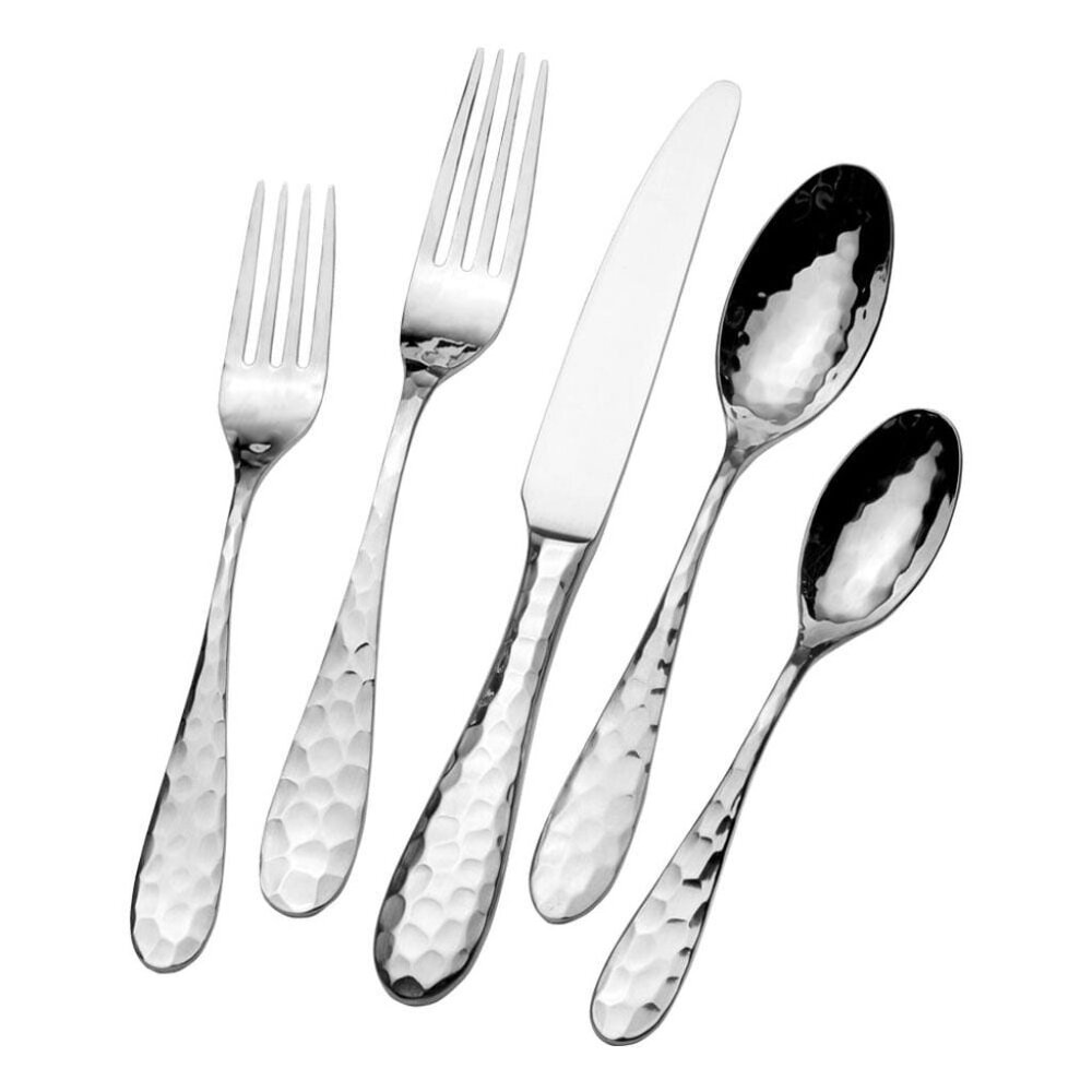 Lilah 45-Piece 18/10 Stainless Steel Flatware Set, Service for 8
